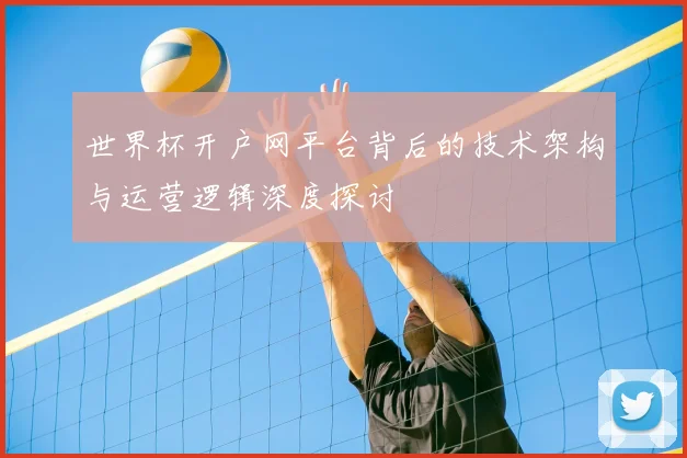 世界杯开户网平台背后的技术架构与运营逻辑深度探讨
